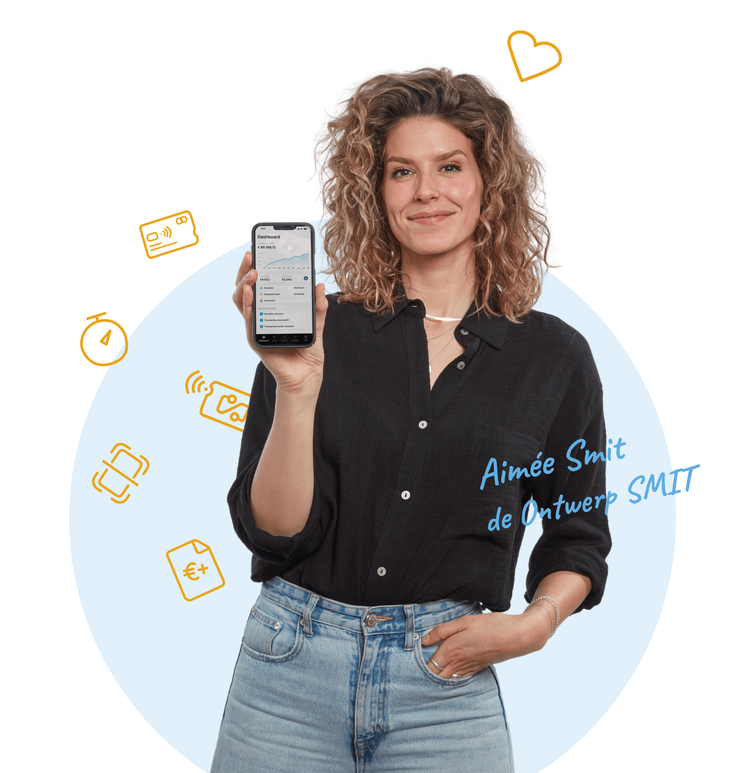 Aimée Smit (de ontwerp SMIT) presenteert de MoneyMonk app